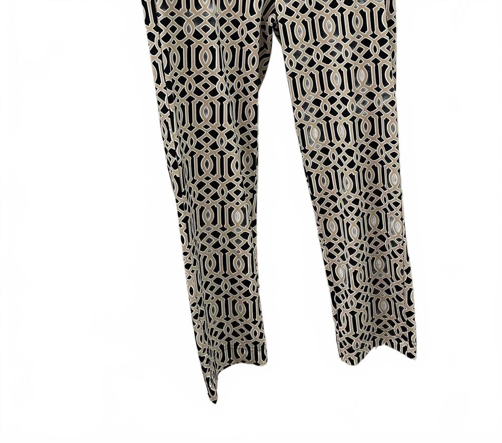 NEW LULU-B women's secret pocket capri pants in geometric